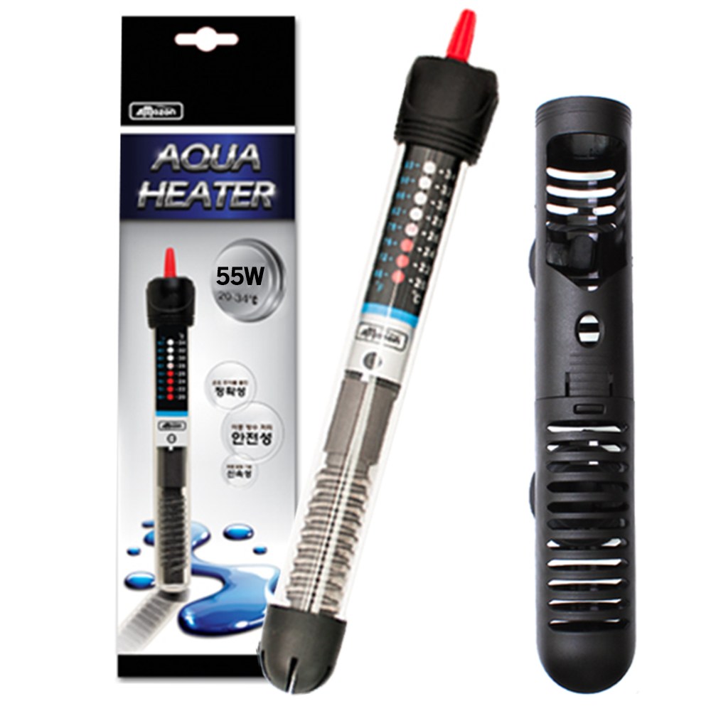 아쿠아리움 정품 어항히터기 + 보호커버 세트, 1세트 12,430원
