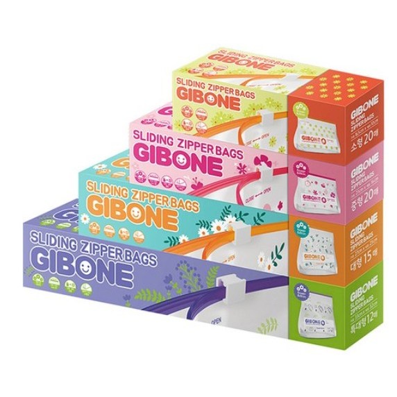 기본에 프레시키퍼 슬라이딩 지퍼백 특대형 12p + 대형 15p + 중형 20p + 소형 20p 세트 29,430원