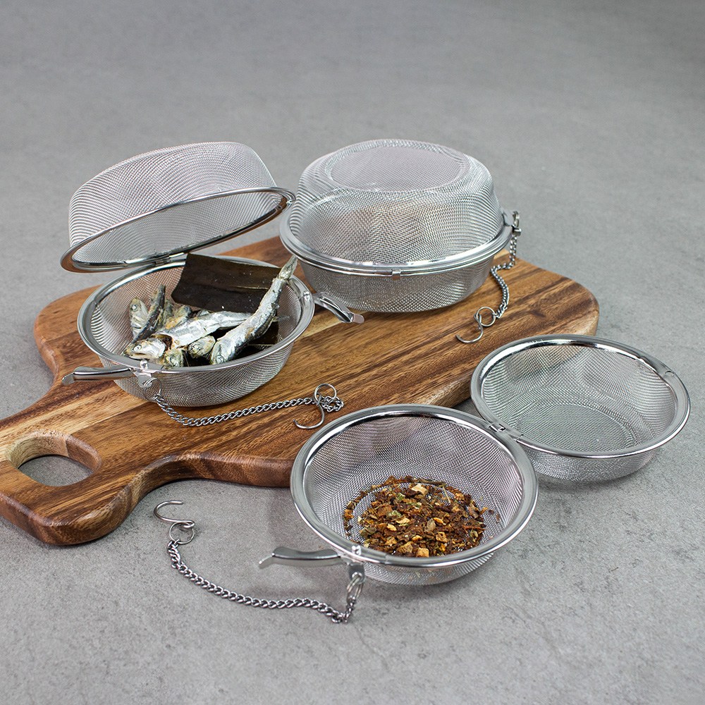 바른부엌 국산 스텐304 원형 멸치다시망 육수망 차거름망 4,000원