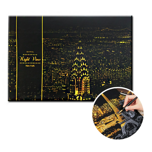 라고디자인 스크래치 나이트뷰 3,600원