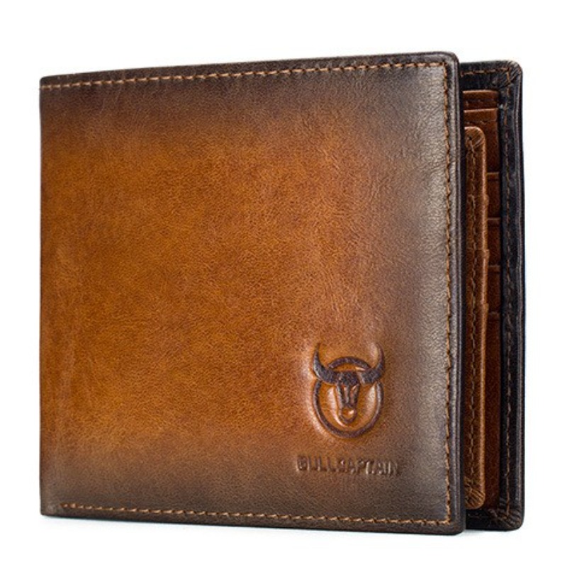 신상 남성 천연가죽 반지갑 안티스키밍 다중카드 수납 소가죽 지갑 생일선물용 68,800원