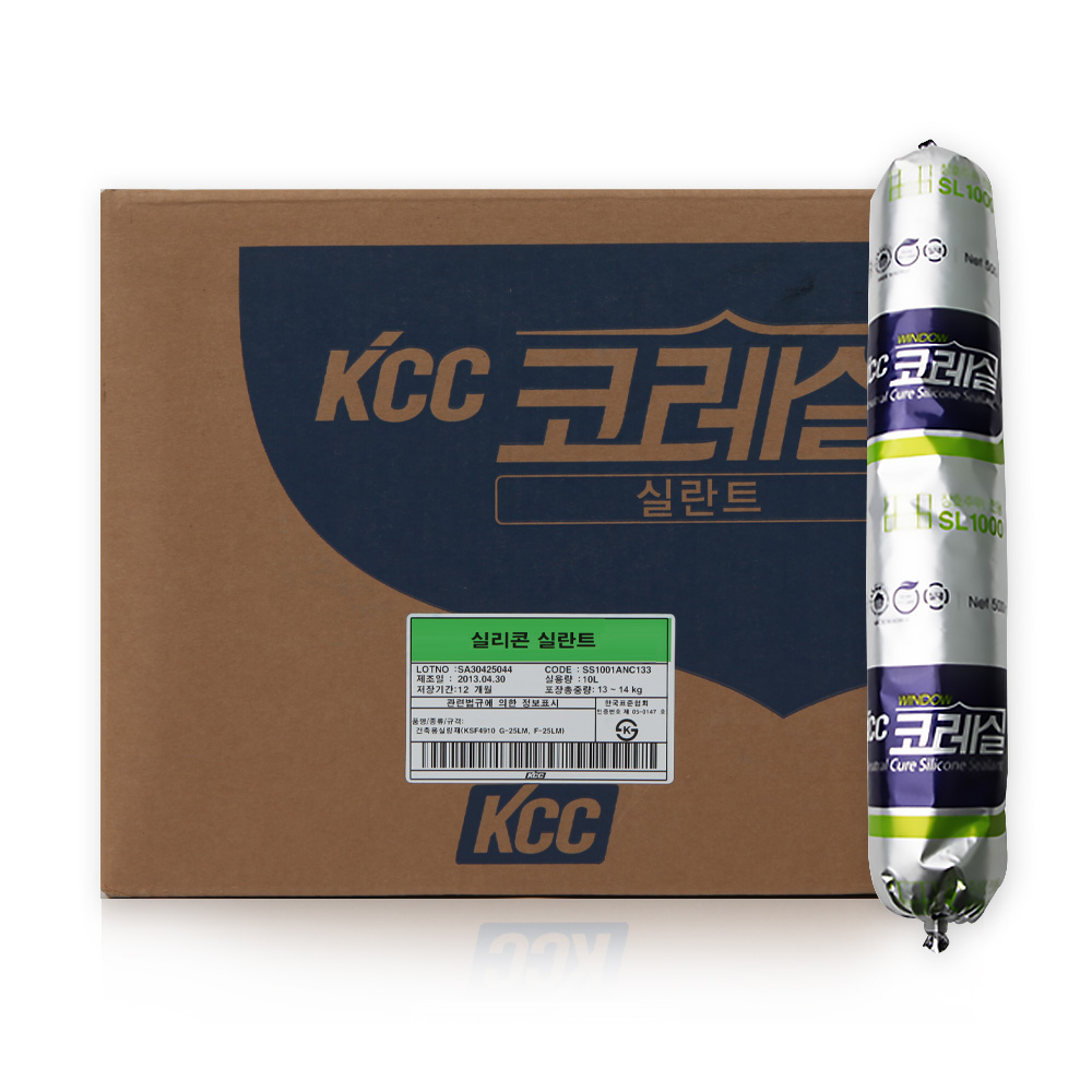 KCC 코레실 SL1000 건축 외장용 창호 주위 전용 실리콘 500ML - 소세지타입 169,000원