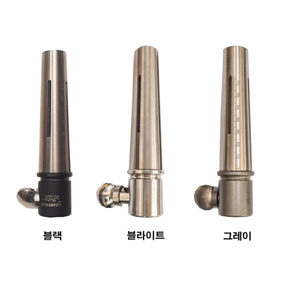 스트라드펫 첼로 엔드핀 티타늄 버튼 3색상 블랙 블라이트 그레이, 블라이트, 1개 123,500원