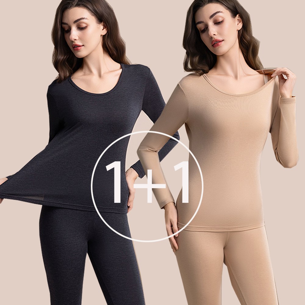 Nuransro1+1 여성 촉감 발열 보온 속옷 세트 36,800원
