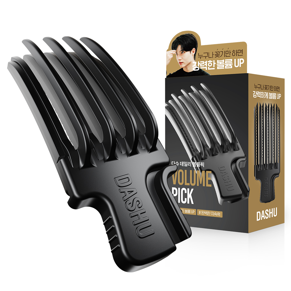 다슈 데일리 볼륨픽 헤어클립, 블랙, 1개 13,400원