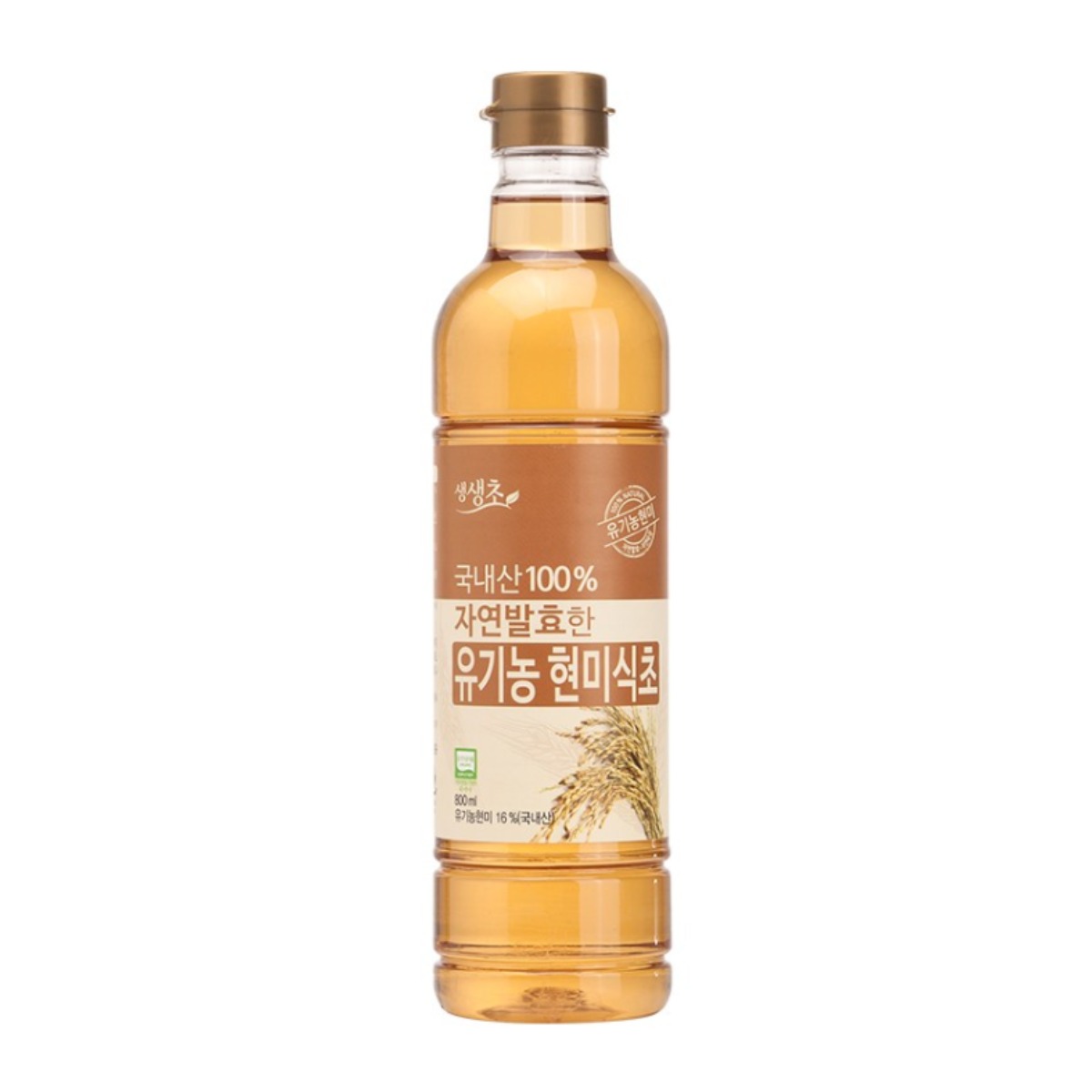 생생초 자연발효한 유기농현미식초 800mL 3개, 800ml, 3개 14,400원