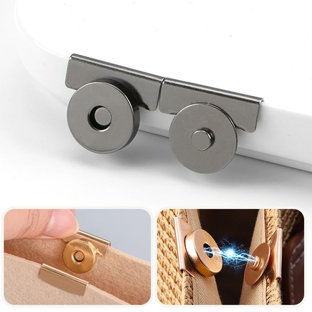 미즈코스 DIY 가방 여밈 똑딱이 자석 단추 바느질없이 간편한 에코백 부자재, 다크실버, 2개 4,900원