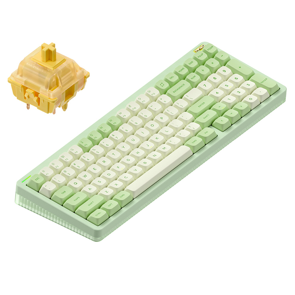 누피 저소음 블루투스 유무선겸용 기계식 키보드, 모히토, Halo96 V2(영문 각인), 레몬축 443,050원