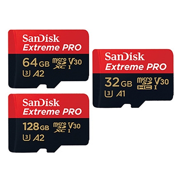 (SanDisk) Extreme Pro microSDXC 128GB (어댑터포함) (SDSQXCD-128G-GN6MA) 53,400원