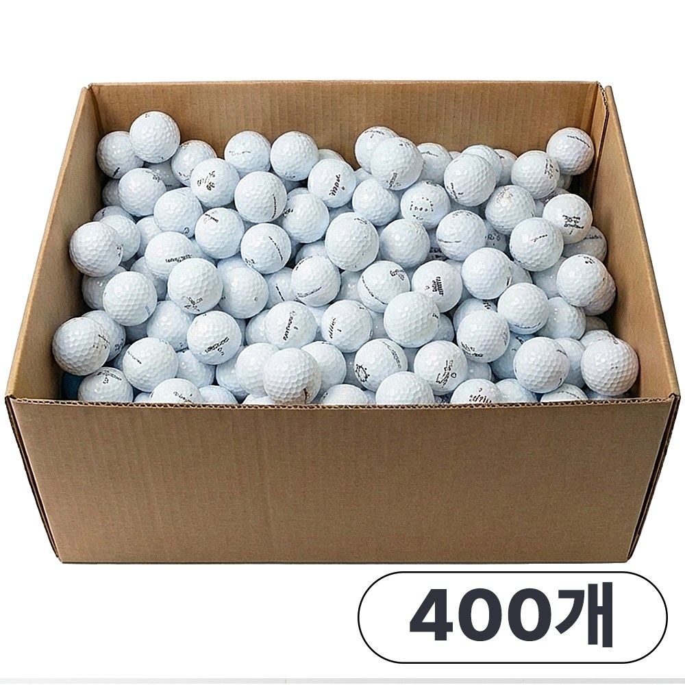 그린피플 봄맞이 파격한정 세일 실속특가 혼합브랜드 로스트볼 연습장볼 (400개/박스) 화이트,컬러혼합, 화이트 88,000원