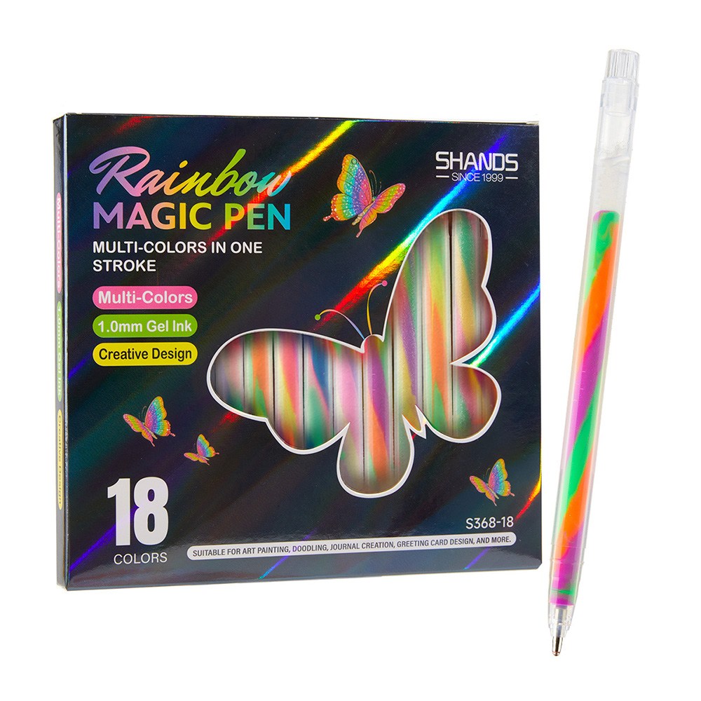 미니플 그라이데션 젤펜 세트, 1세트, 18색 18,800원