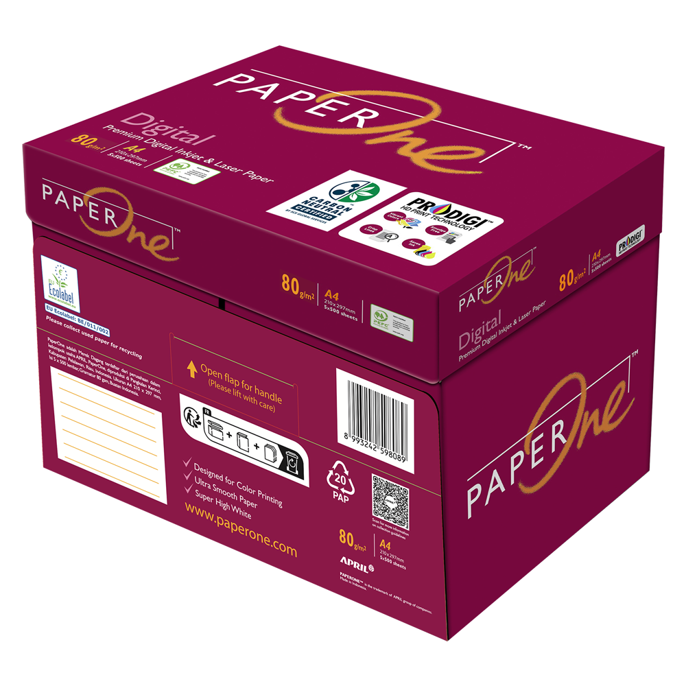 페이퍼원 디지털 복사용지 80g, A4, 2500개 18,900원