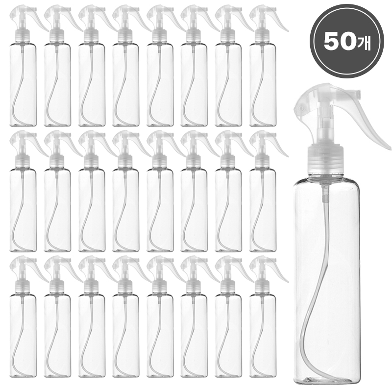[50개묶음판매] 미니건스프레이용기(L형) 100ml 120ml 150ml 200ml 250ml 300ml 500ml, 50개 50,130원