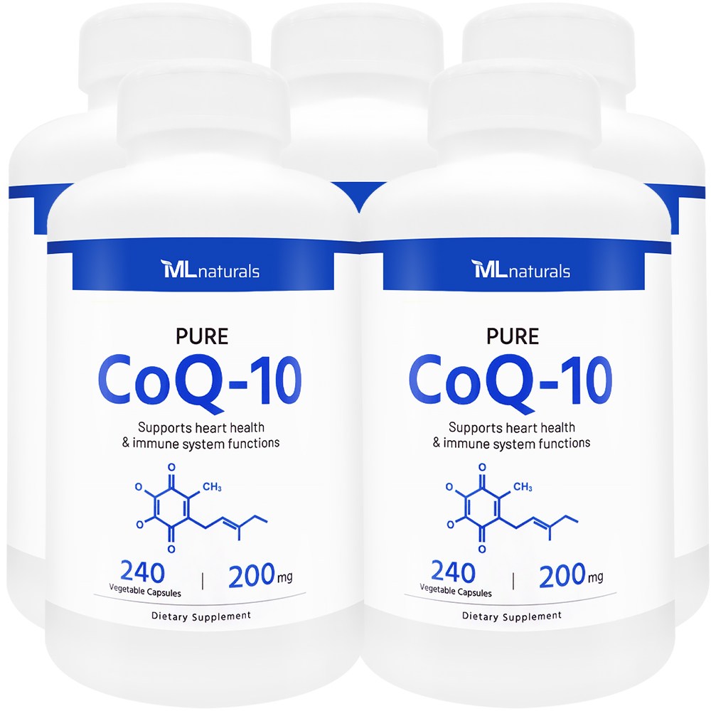 [미국번개배송] 신제품 착한명품 마이라이프 내추럴스 퓨어 코큐텐 200mg, 240정, 5개 205,900원