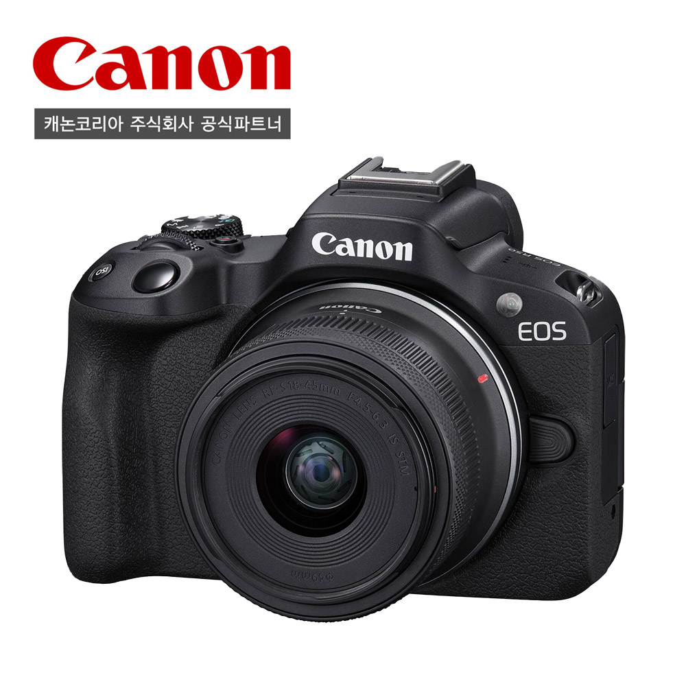[캐논공식파트너] 캐논 EOS R50/RF-s 18-45mm KIT /단품 1,034,990원