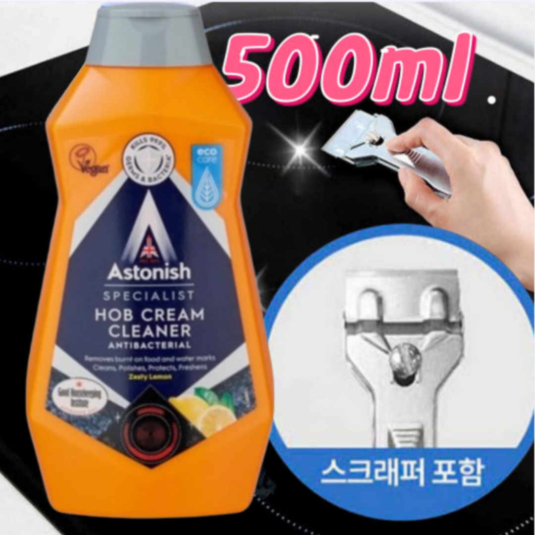 아스토니쉬 하이라이트 인덕션 클리너, 전용스크래퍼증정, 1개, 500ml 16,330원