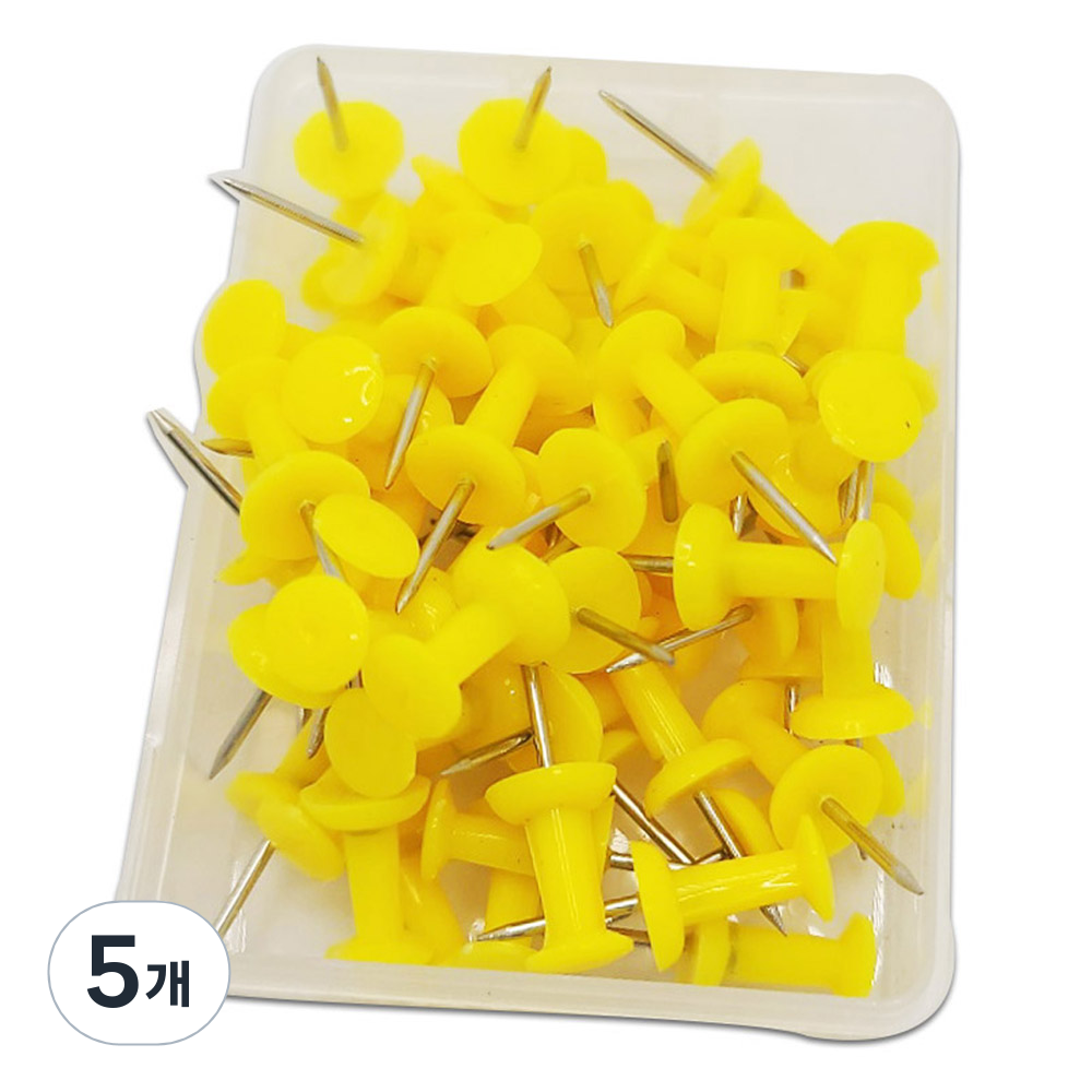 마다꾸미 압정 옐로우, 5개, 50개입 29,500원
