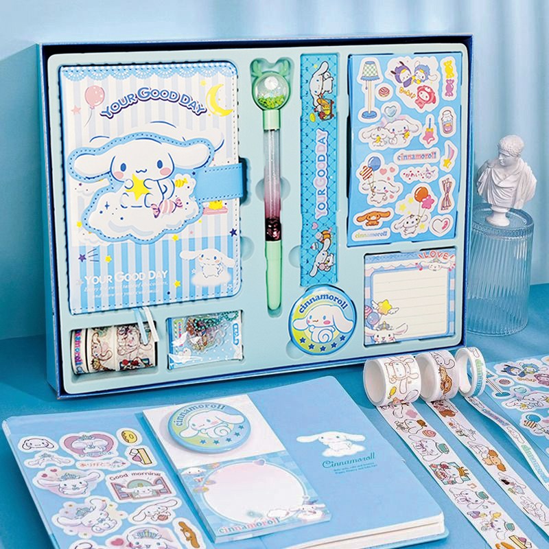 산리오 다이어리 꾸미기 문구세트 선물세트 생일선물 시나모롤 쿠로미 마이멜로디 메모지 스티커 볼펜 다꾸세트 16,900원
