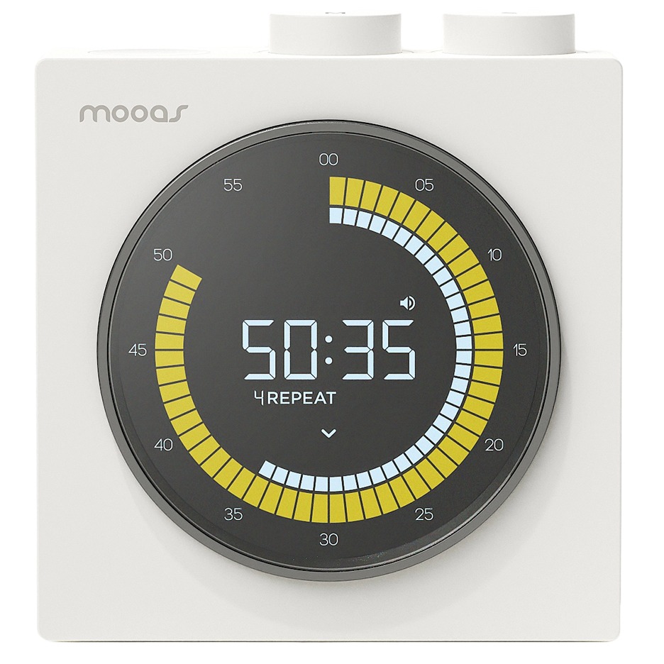 무아스 타임 루프 디지털 타이머, 화이트, 1개 34,800원