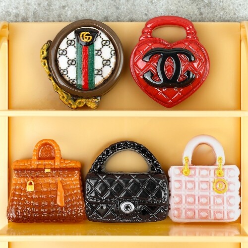 5개입 미니어처 명품 로고 스타일 가방 1,430원