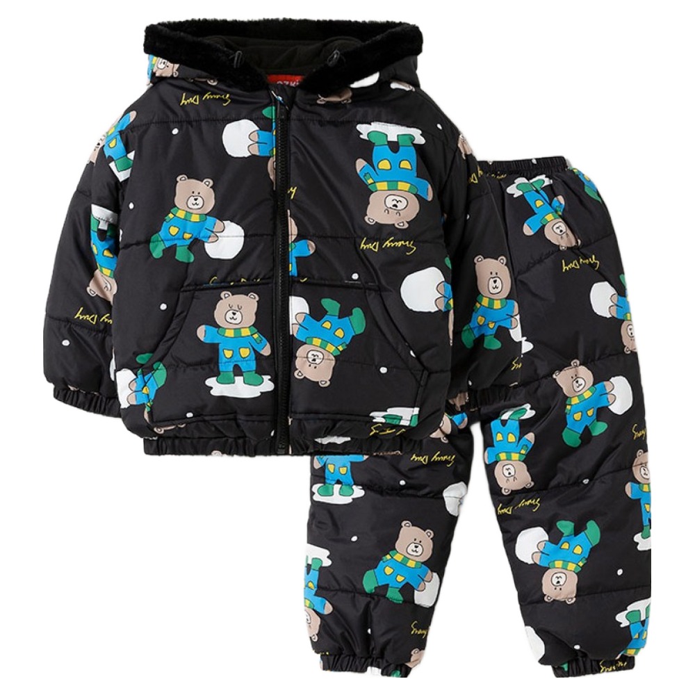 오즈키즈 아동용 스노우 곰돌 스키복 상하의 세트 79,900원