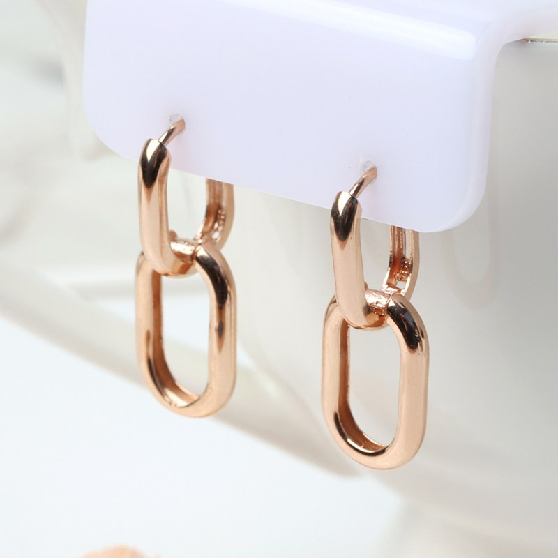 오로프 전체 14K 금 라운드 더블 클립 원터치 링귀걸이 651,220원