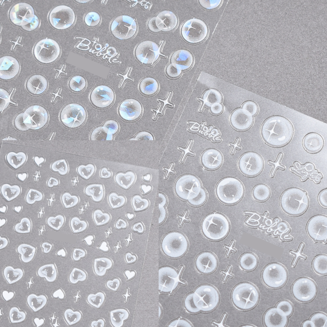 오브젝티브 네일 리본 입체 엠보 쿠션 스티커 젤 아트 8,990원