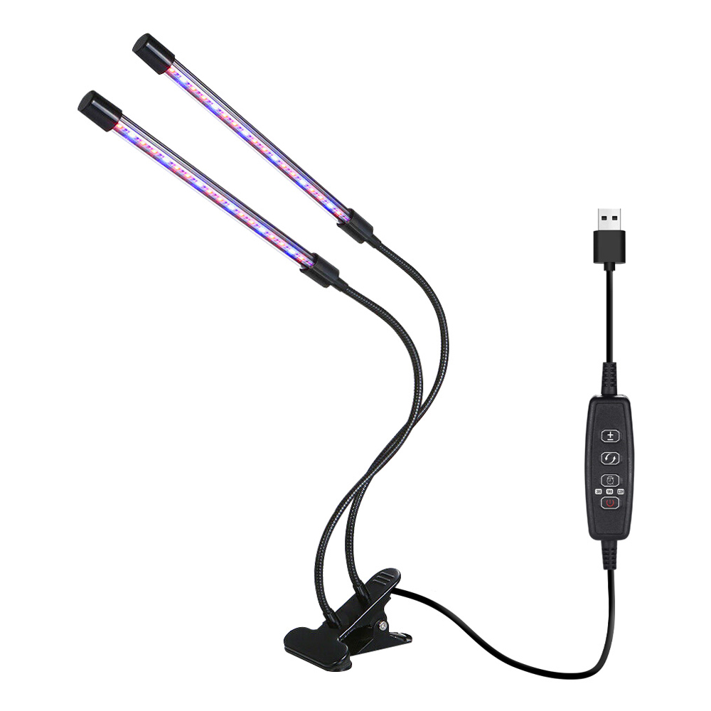 루아즈 LED 식물 성장 생장등 조명 블랙바디 3컬러 레드 + 블루 + 퍼플 2헤드 6~18W 15,250원