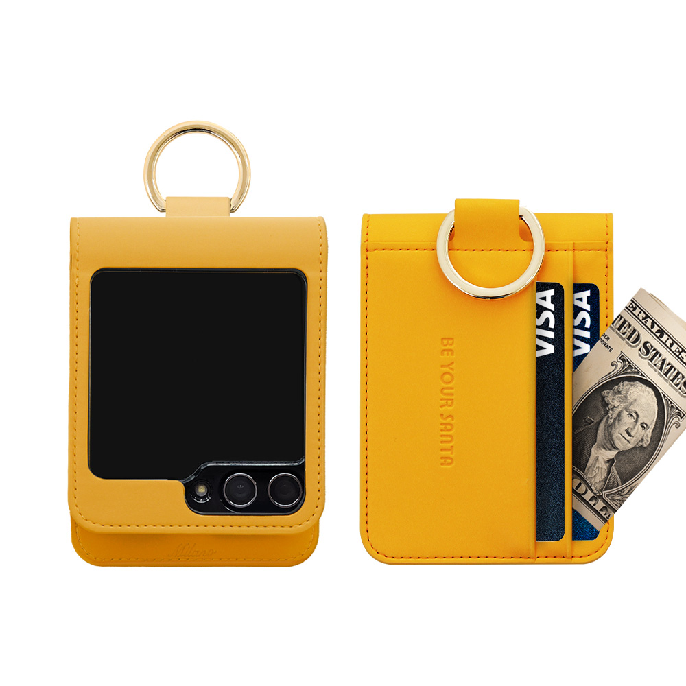 비유어산타 갤럭시 Z플립5 케이스 링 지갑 이태리원단 힌지보호 카드 수납 밀라노, 센스 37,700원