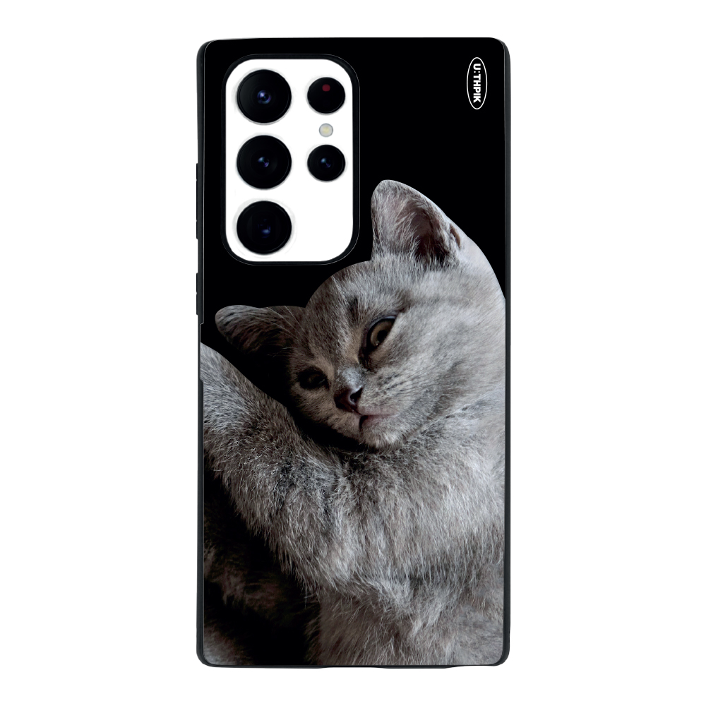 유스픽 디자인 카드 2장 수납 마그네틱도어 휴대폰 케이스 커플 쓰담 고양이 22,530원