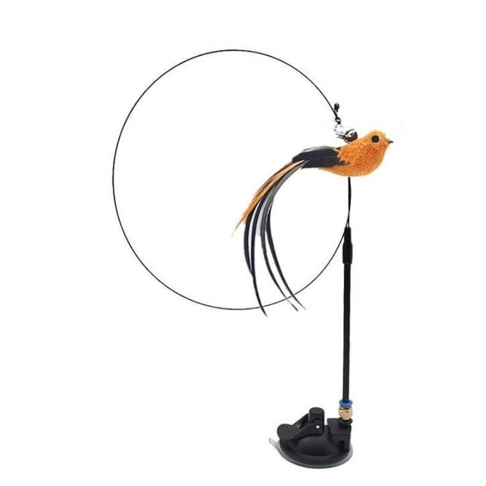 냥혼자논다 고양이장난감 혼자 노는 셀프 낚싯대 장난감, 긴꼬리참새, 1개 8,900원