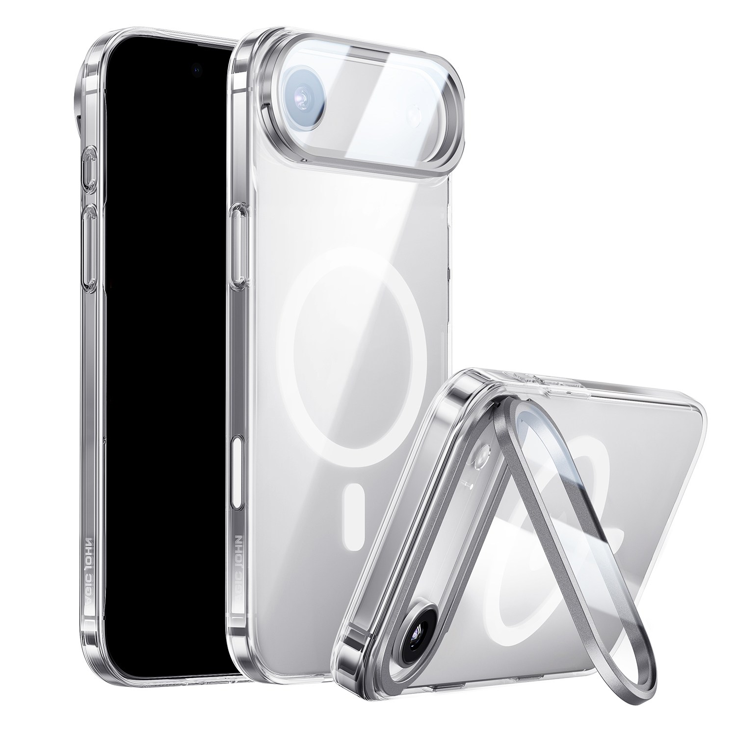 MAGIC JOHN 매직존 아이폰적용 맥세이프 핸드그립 거치대 겸용 케이스 카메라보호 촬영보조 다용도 마그네틱 일체형 31,980원