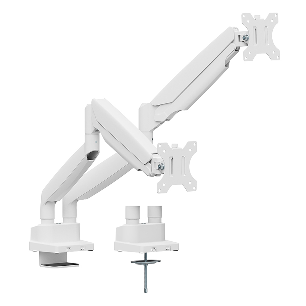 카멜마운트 슬림형 고중량 듀얼 모니터암 473 x 233 x 145 mm MSD1HW, 화이트, 1개 99,000원