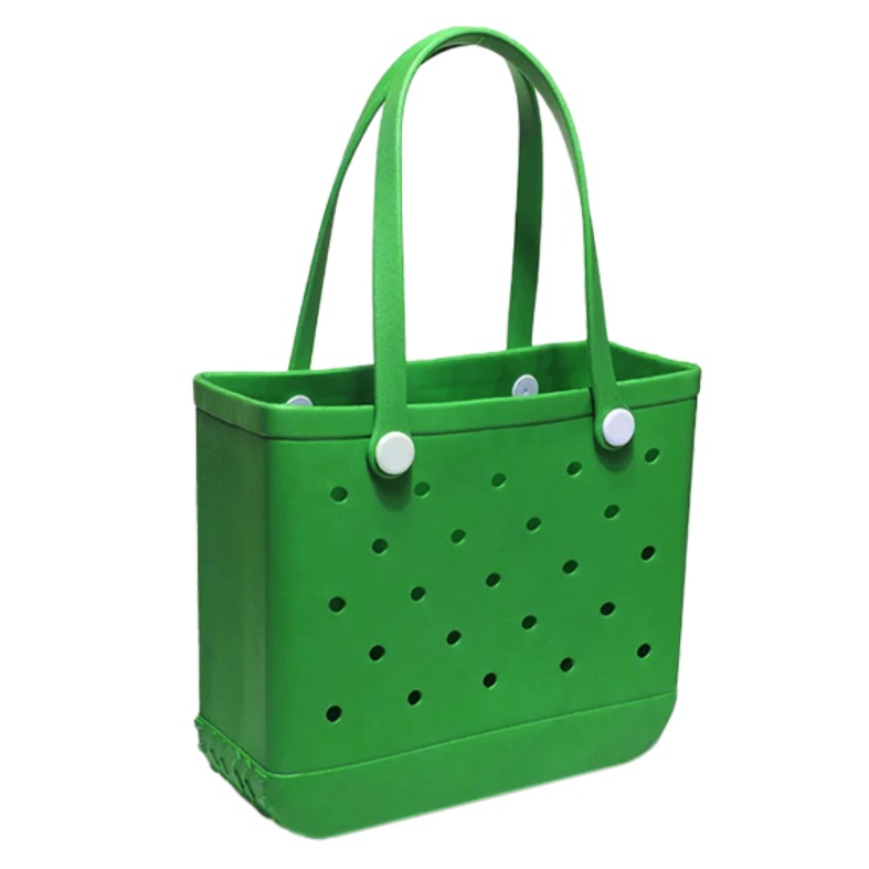 물빠지는 실리콘 목욕바구니 젤리백 아쿠아가방 수영가방, 그린 15,900원