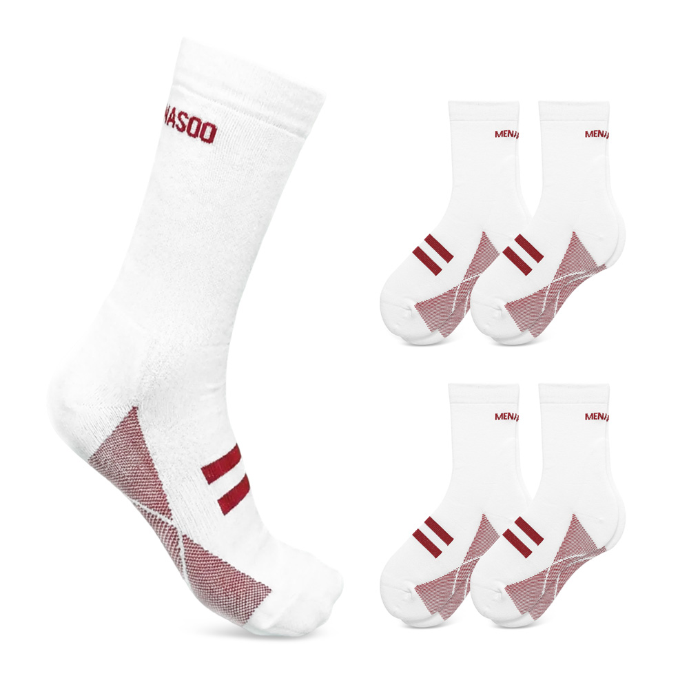 [5 세트] 미나수 남여공용 중목 러닝양말 스포츠양말전문 메쉬 통풍 쿠션 트레일런 마라톤 양말 기능성 통기성 건조성 발보호 기능 63,600원