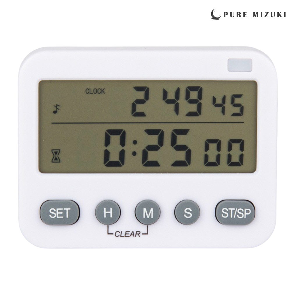 퓨어미즈키 듀얼 스톱워치 순공 진동 무소음 수능 공부 쿠킹 타이머 7,990원