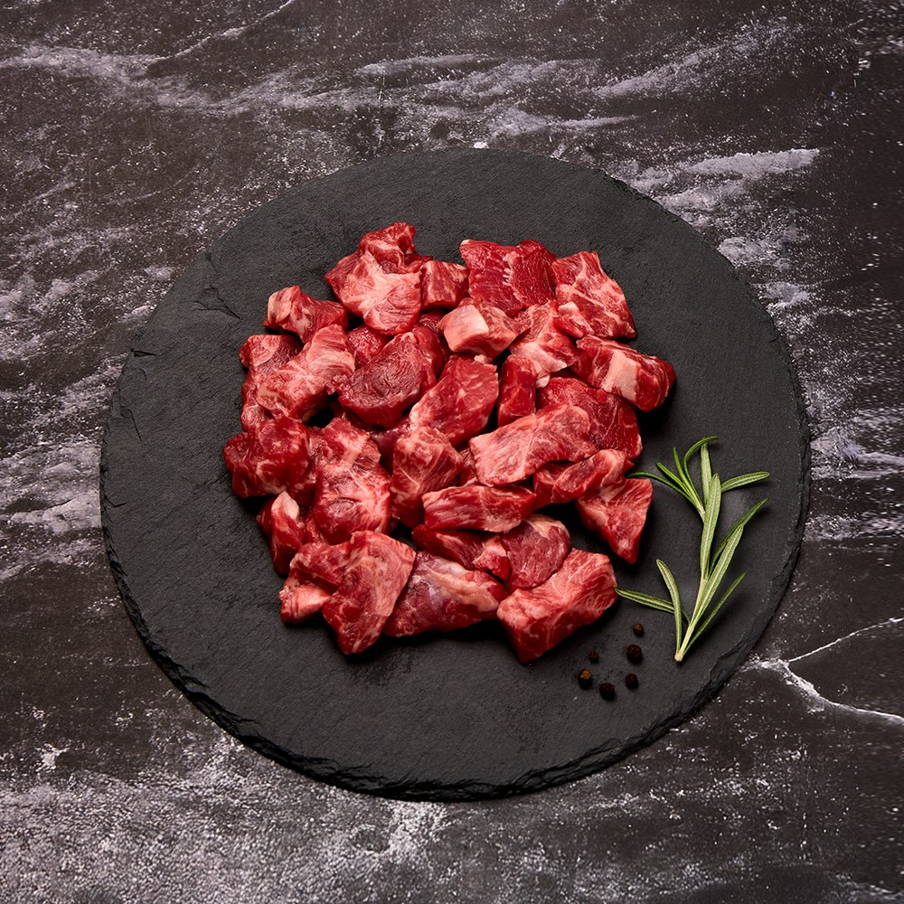 [농협안심한우] 1+ 한우 국거리 양지 300g, 4개, 300g 78,000원