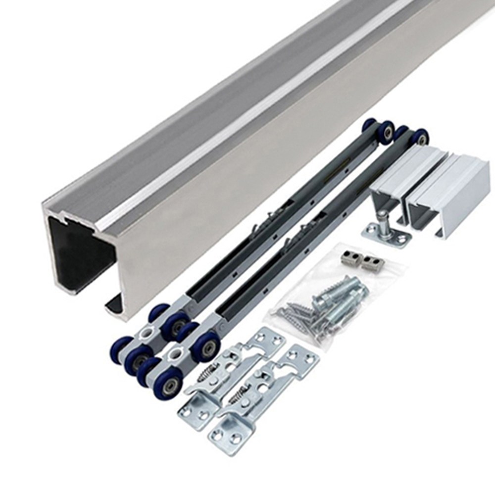 신형EM201 댐퍼레일 로라세트 양쪽댐퍼(80kg이하용,천정설치용) 2M,3M,4M _미닫이문부속 슬라이딩문부속 하부가이드 슬라이딩레일 행거레일 슬라이딩도어레일 댐핑레일 천정설치 98,200원