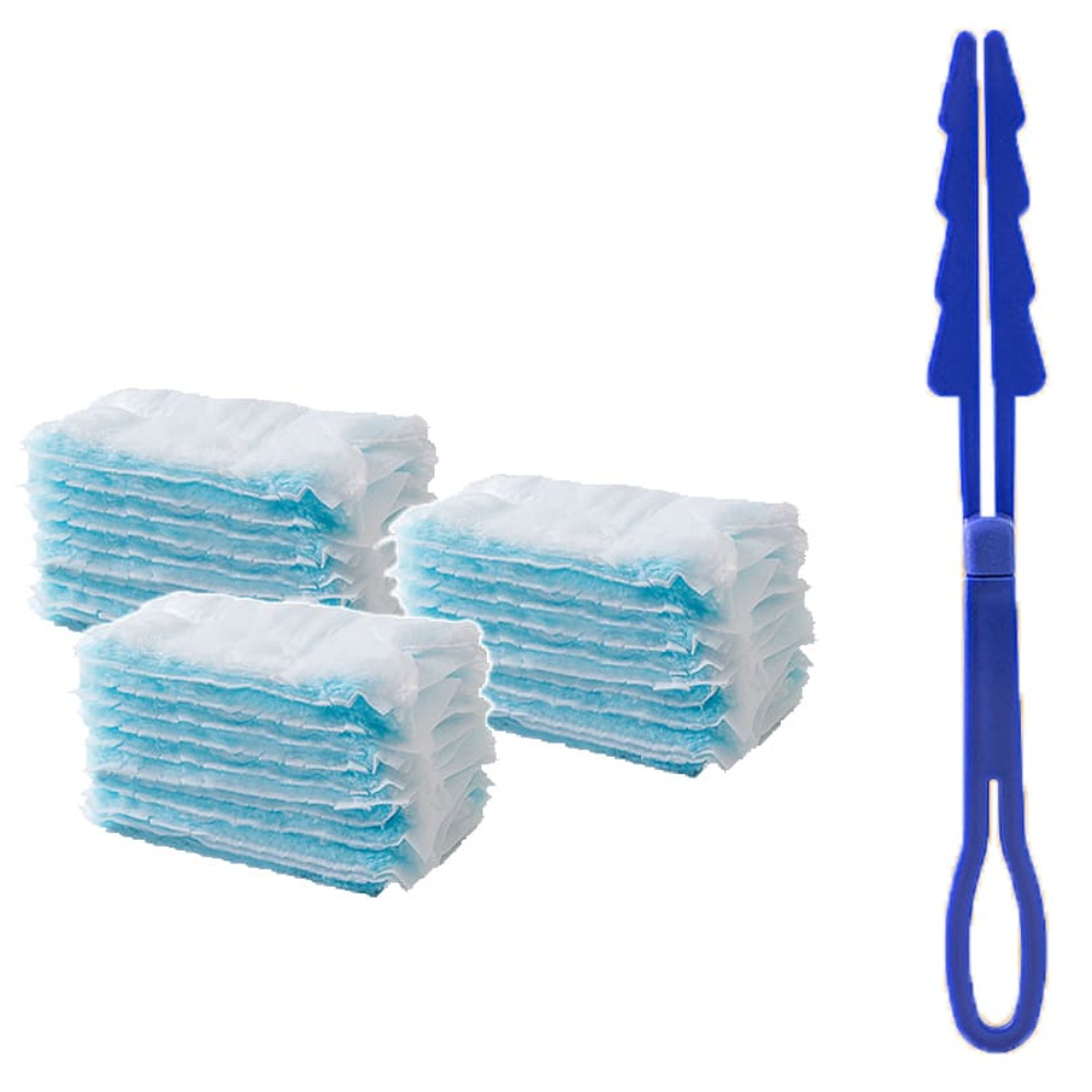 정전기 먼지털이 스틱+리필 30P 일회용 청소포, 1세트, 블루 6,500원