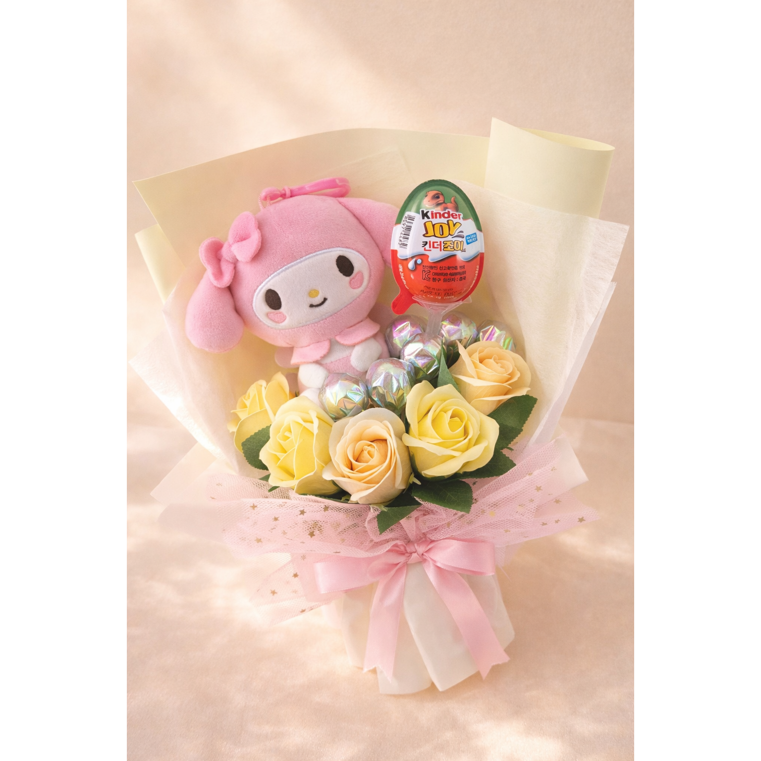 산리오 킨더조이 사탕 인형꽃다발, 마이멜로디 25,990원