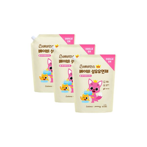 핑크퐁 베이비 세제 용기 3L 대용량 28,700원