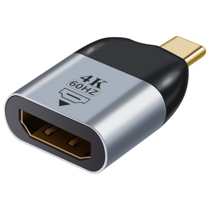 USB C 타입 HDMI 변환 젠더 커넥터 케이블 4K 60Hz, 1개, 실버+블랙 14,900원