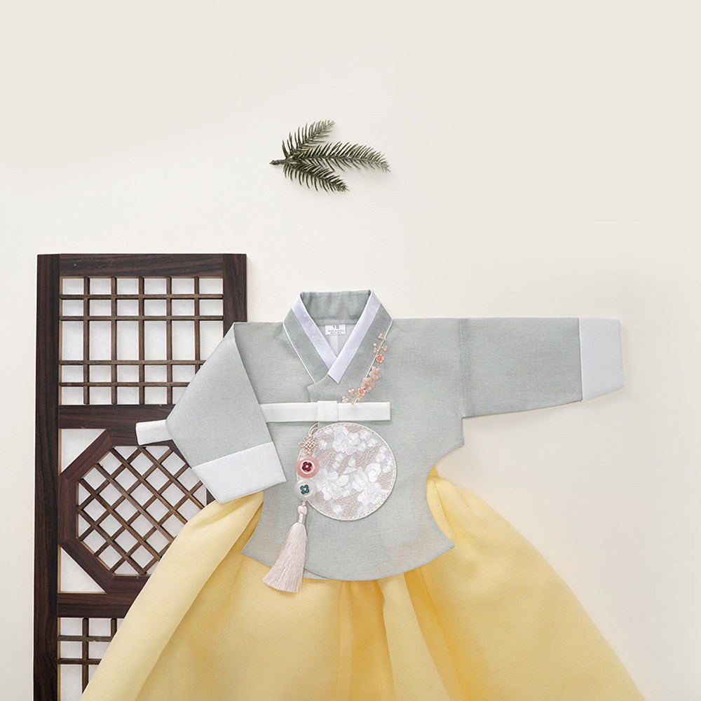 메종드온 새빛 민트당의 노랑치마 여아한복 유아 키즈 어린이 아동한복 (백일,1호~15호) 73,000원