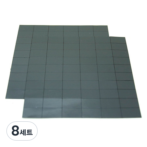 슈퍼쌤 고무자석 조각 480p 세트 2.5 x 1.5 cm, 블랙, 8세트 30,400원