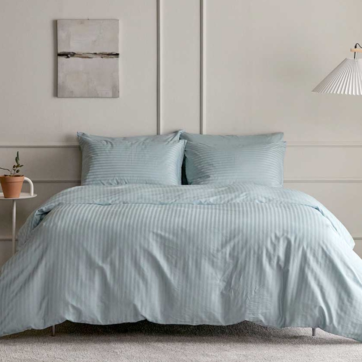 바운티풀 특급호텔 60수 면100% 침구세트 스트라이프 K 63,810원