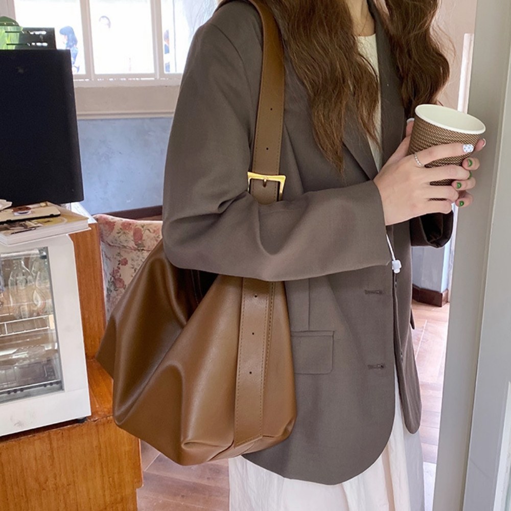 굿프 소프트 모던 베이직 가죽 대용량 이쁜 여성 숄더백 쇼퍼백 가방 24,780원