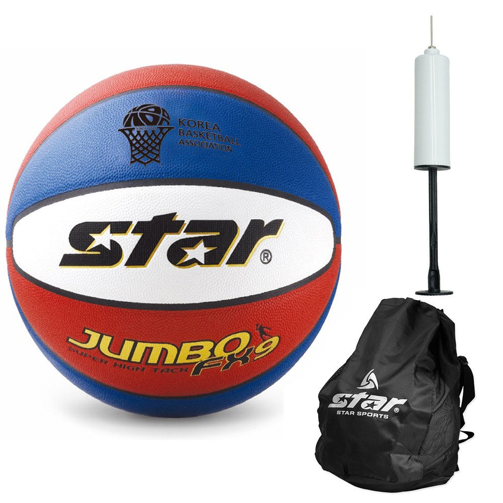 스타스포츠 농구공 점보 FX9 블루레드 BB426 볼펌프 + 볼가방, 1개 49,500원