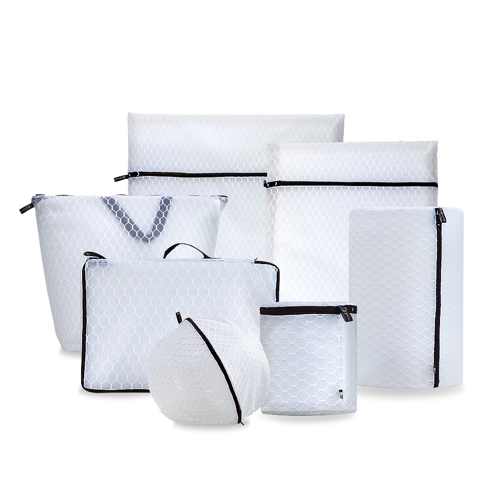 문스앤 항균 무형광 벌집 세탁망 모음전 세탁망 7종 세트, 세탁망7종_브라운 40,800원