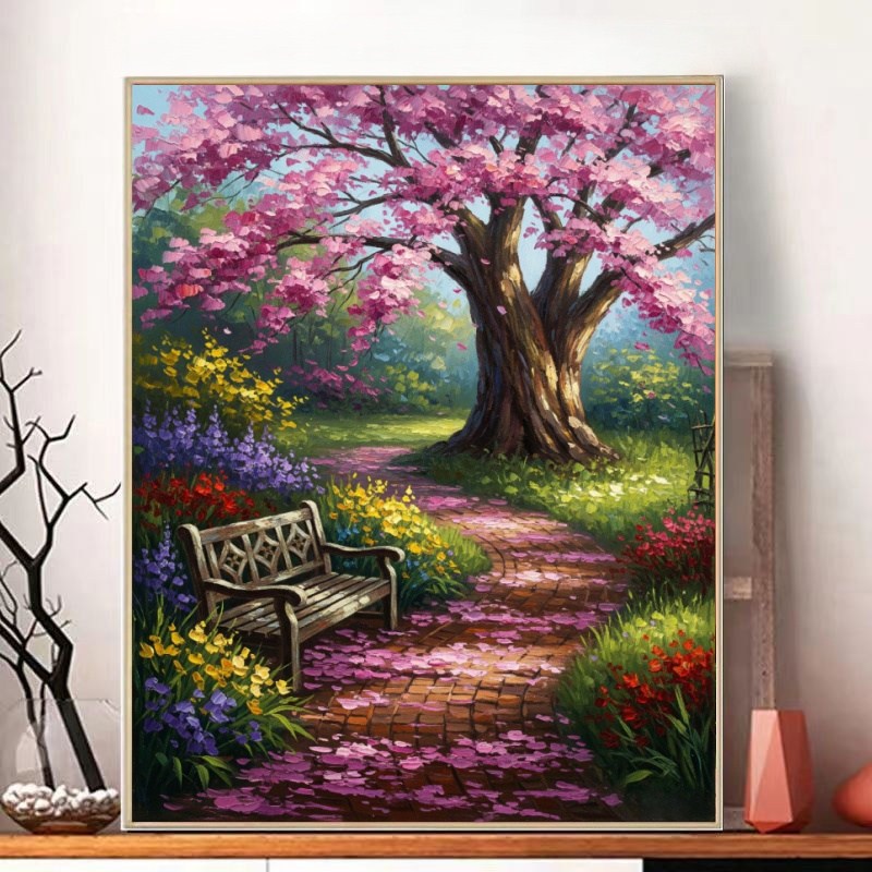 보석십자수 캔버스형 풍경화 diy 40 x 50cm, 1세트, CH043 23,800원