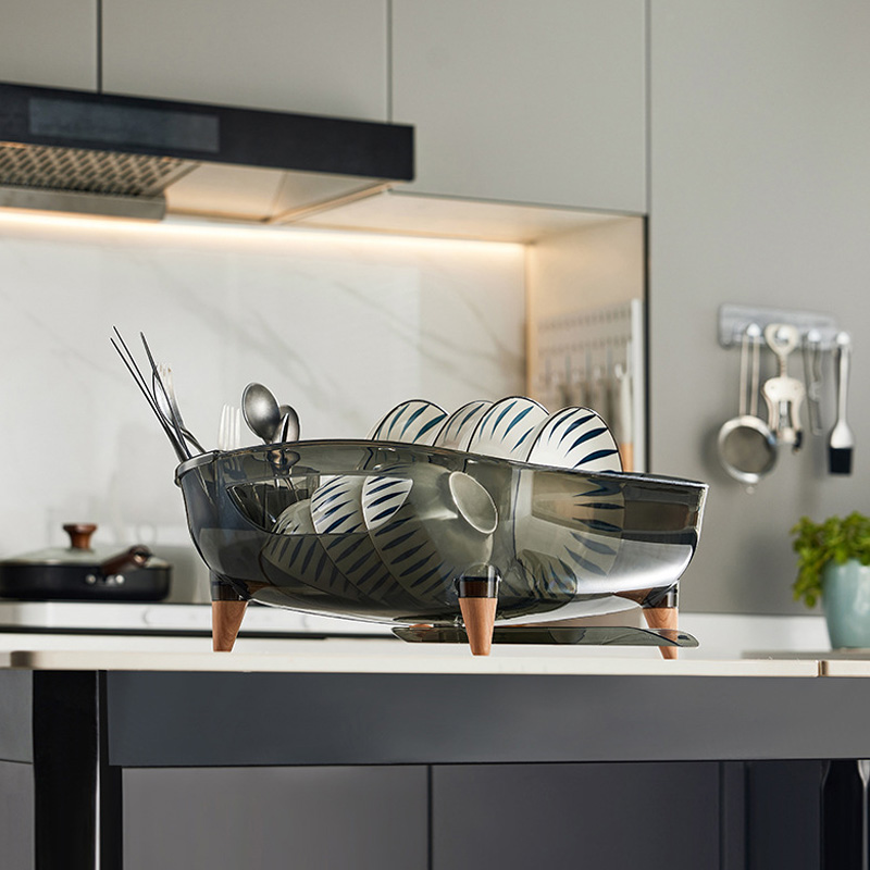 미니플 티아나 설거지 식기 그릇 싱크대 물빠짐 건조대 트레이, 블랙 29,800원